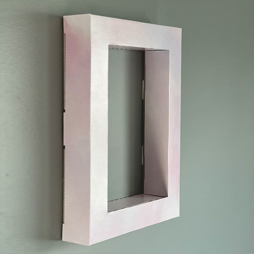 Pink Cloud Ethereal Pre-Assembled Shadow Box Frame Set