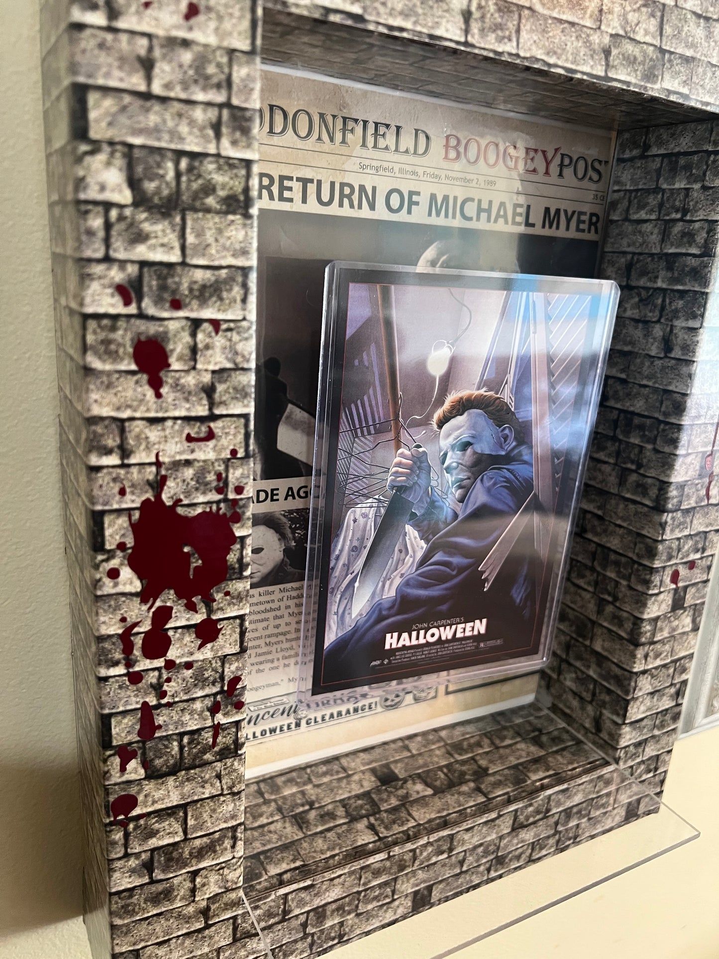 Bloody Brick Facade - Halloween