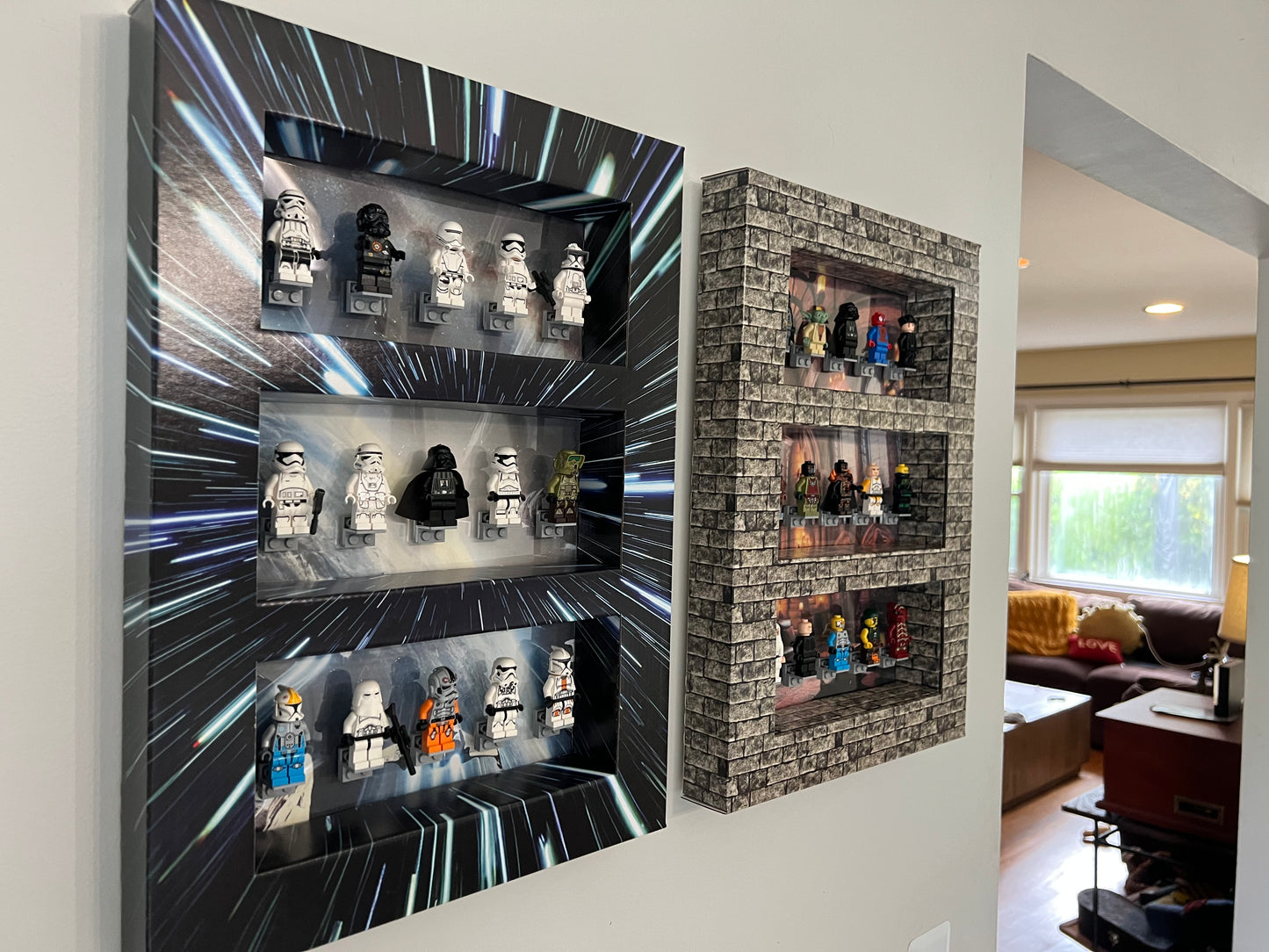 Light Speed Mini-Figure Shelf Display Kit