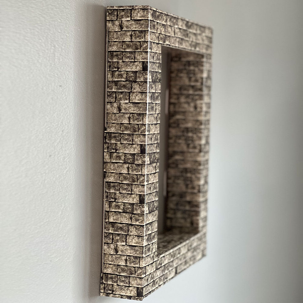 Brick Façade Pre-Assembled Shadow Box Frame Set