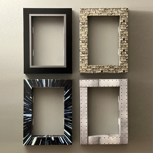 Multi-Design Pack Pre-Assembled Shadow Box Frame Set