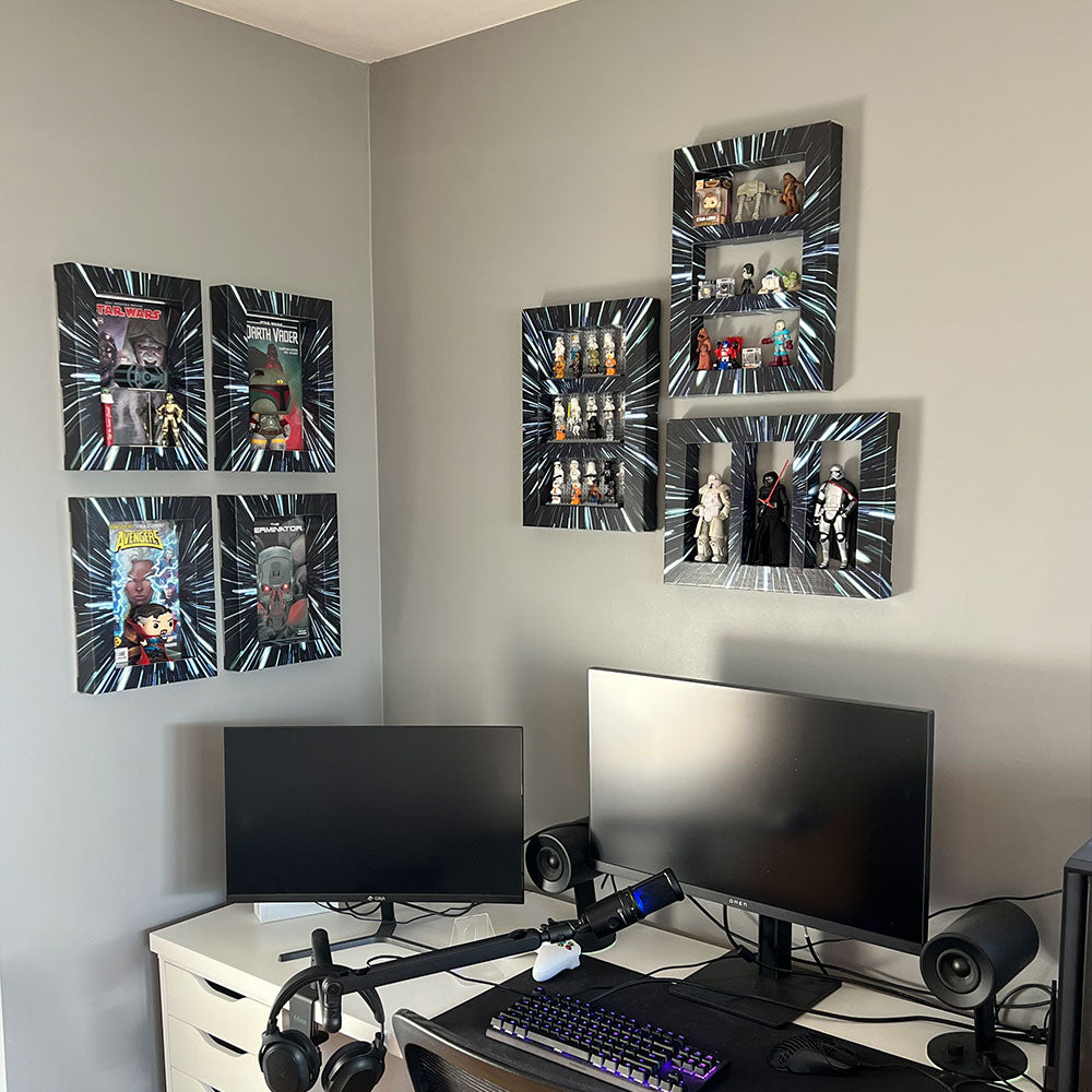 Light Speed D.I.Y. Shadow Box Combo Set – Shadow Pop Displays