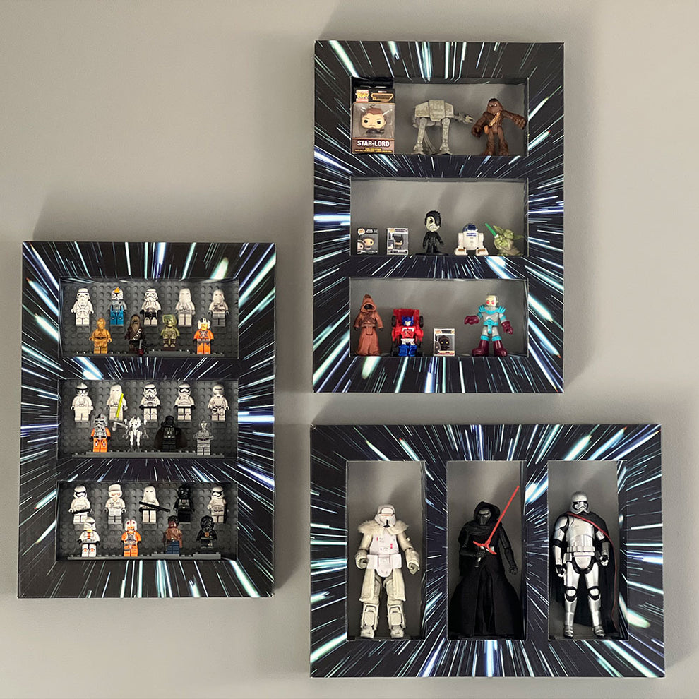 Light Speed D.I.Y. 3-Window Shadow Box Frame Set – Shadow Pop Displays