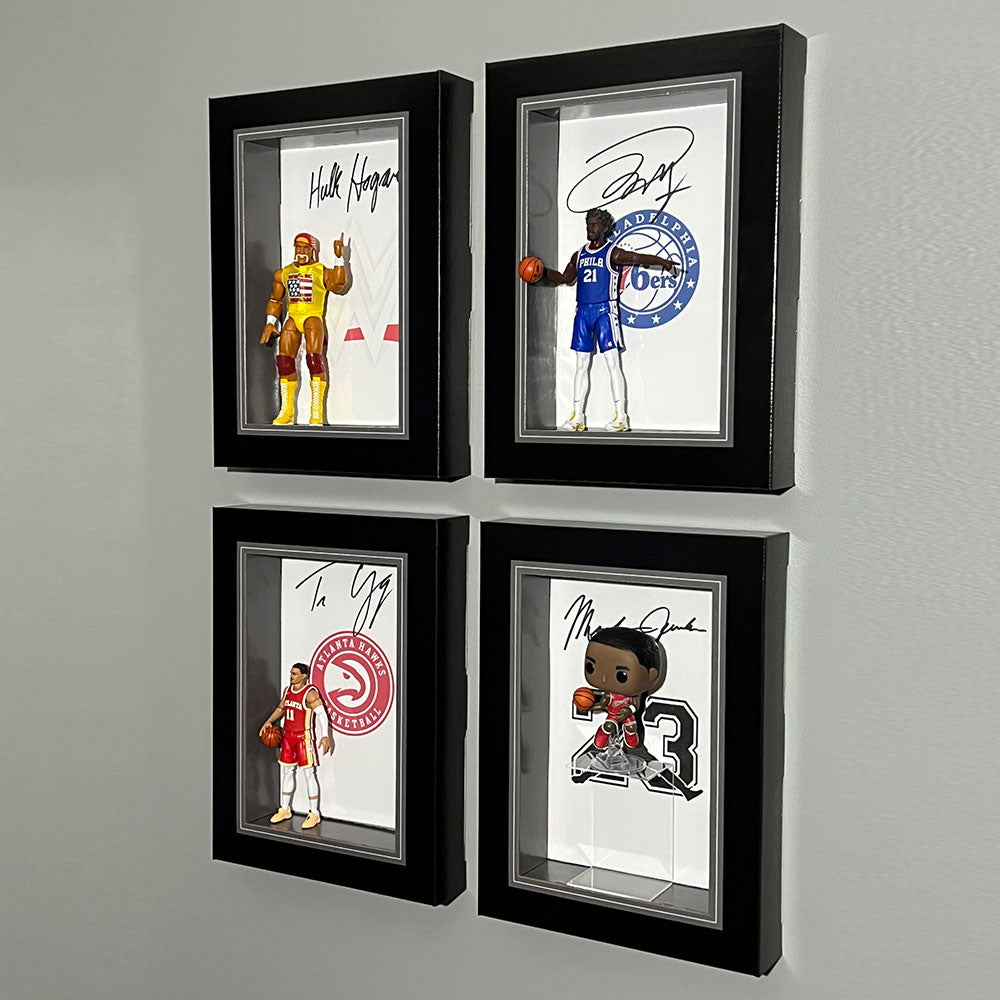 Classic Black Pre-Assembled Shadow Box Frame Set