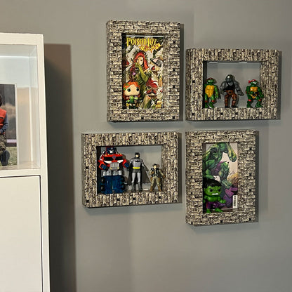 Brick Façade D.I.Y. Shadow Box Frame Set