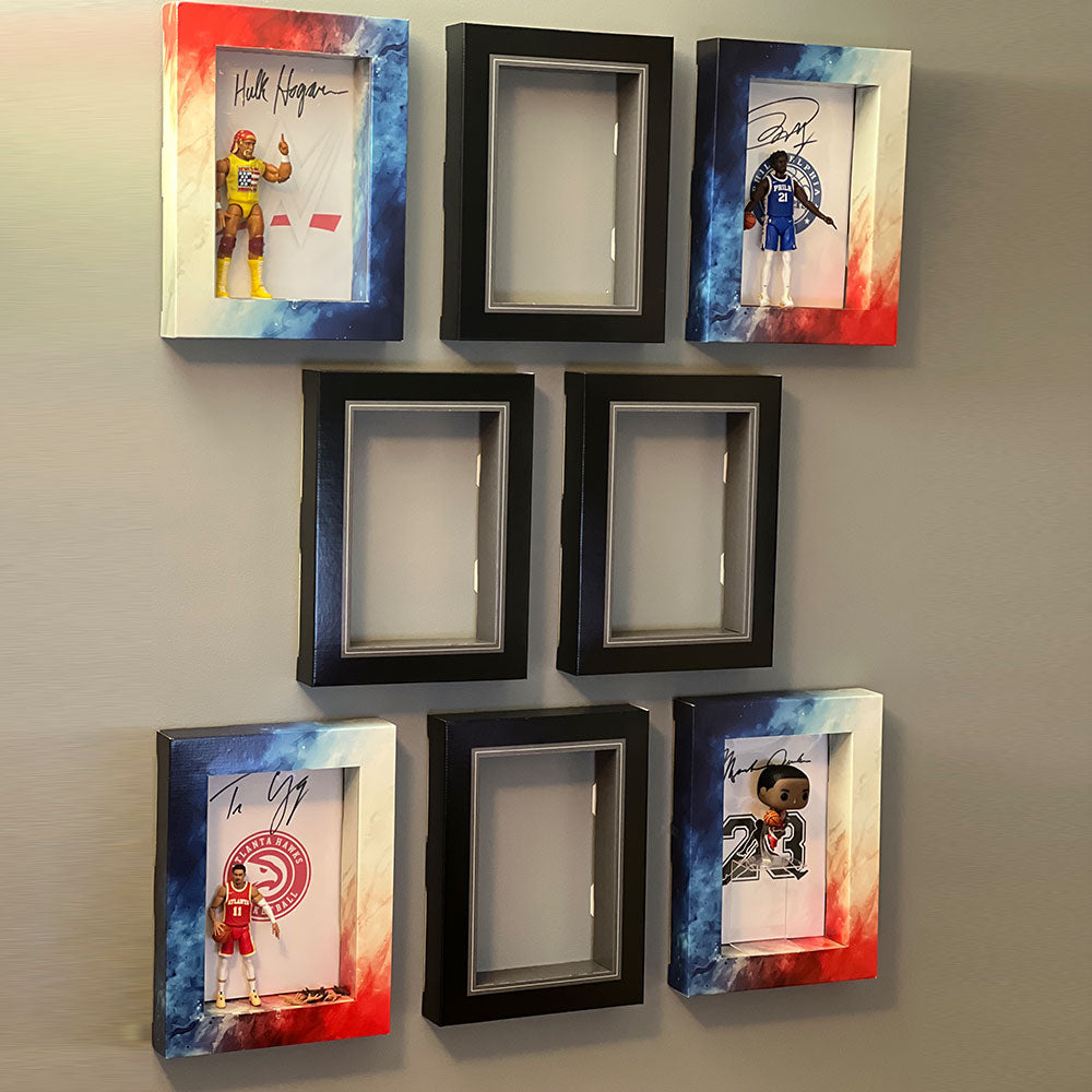 Red, White,& Blue…and Black D.I.Y. Shadow Box Combo Set