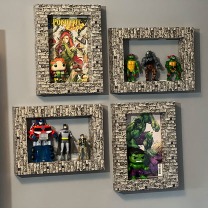 Brick Façade D.I.Y. Shadow Box Frame Set