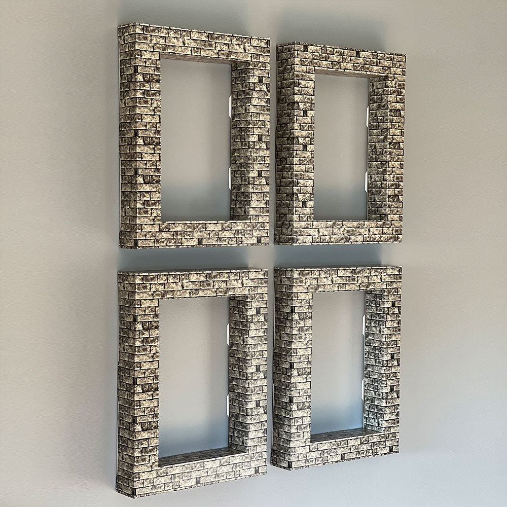 Brick Façade D.I.Y. Shadow Box Frame Set