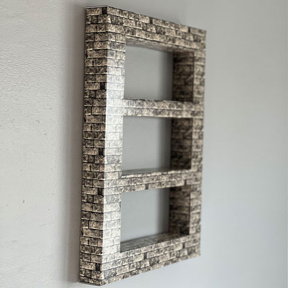 Brick Facade D.I.Y. 3-Window Shadow Box Frame Set