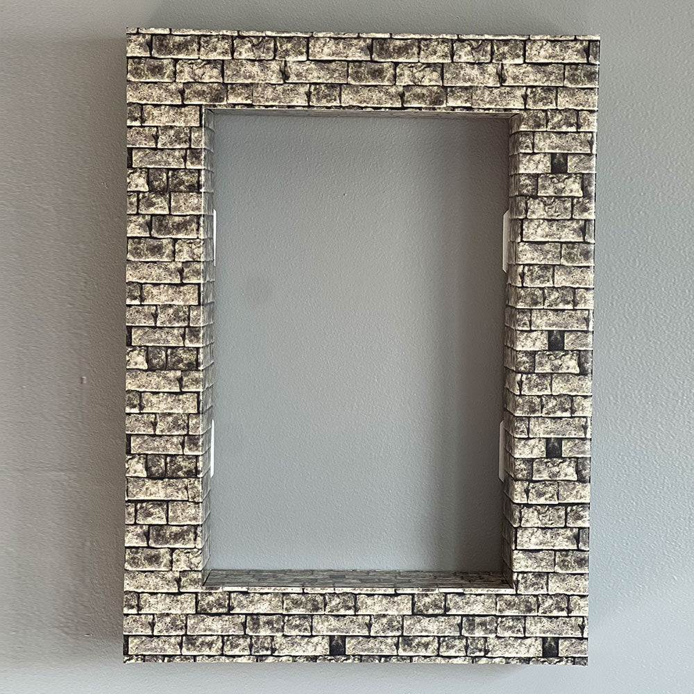 Brick Façade D.I.Y. Shadow Box Frame Set