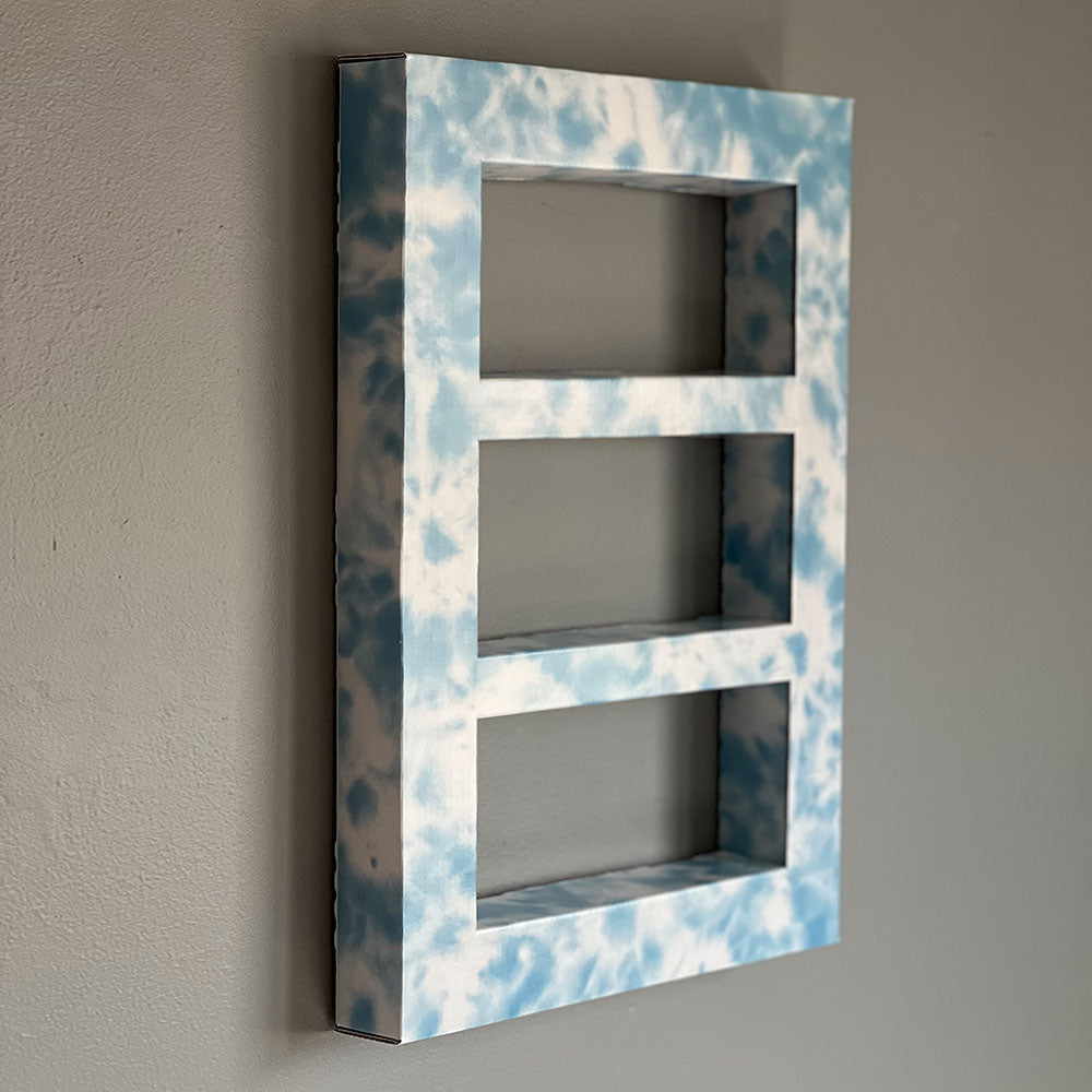 Tie-Dye Pre-Assembled 3-Window Shadow Box Frame Set