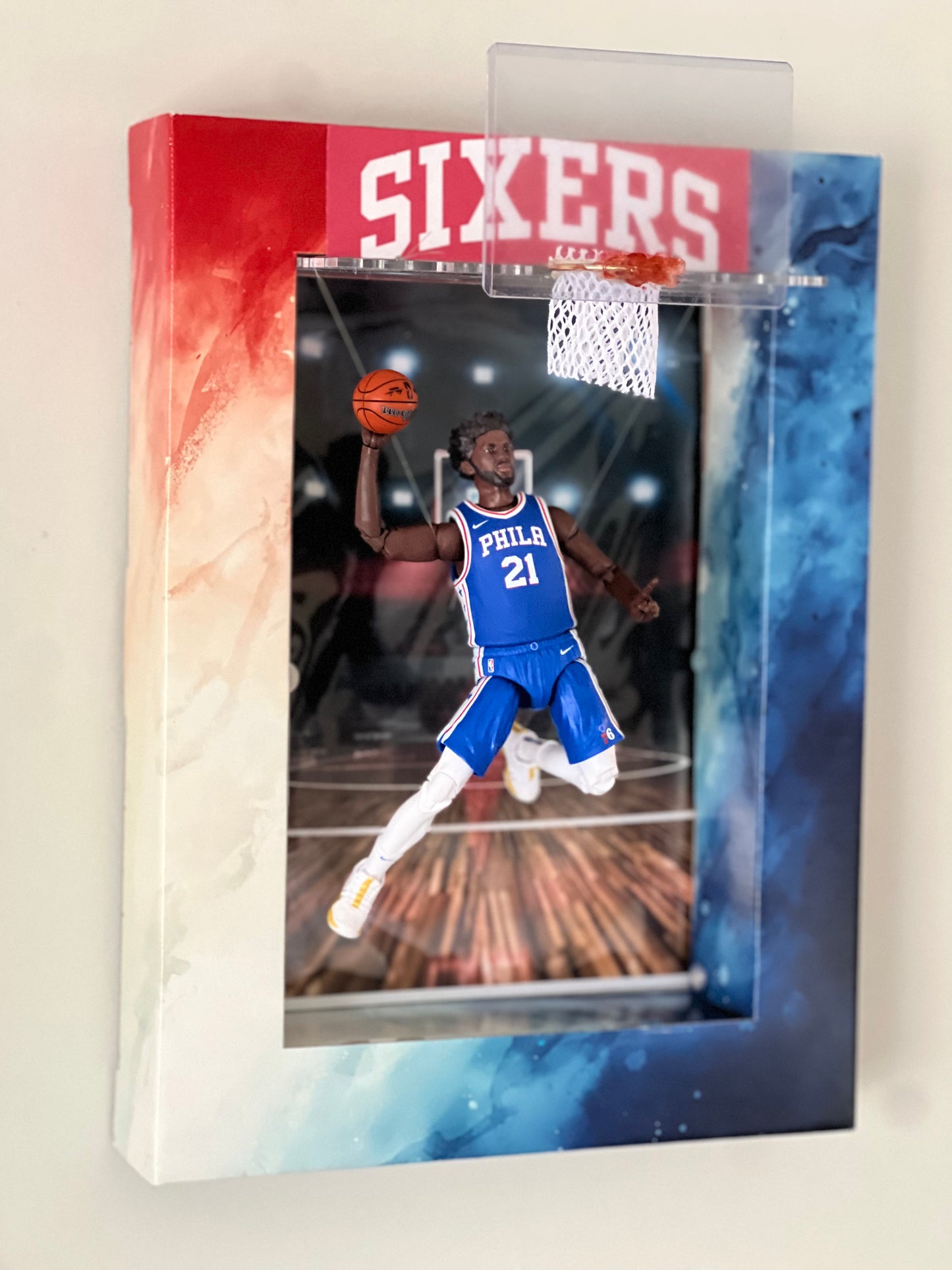 Flight Path System Enabled - Fire and Ice (Patriotic) Shadow Box