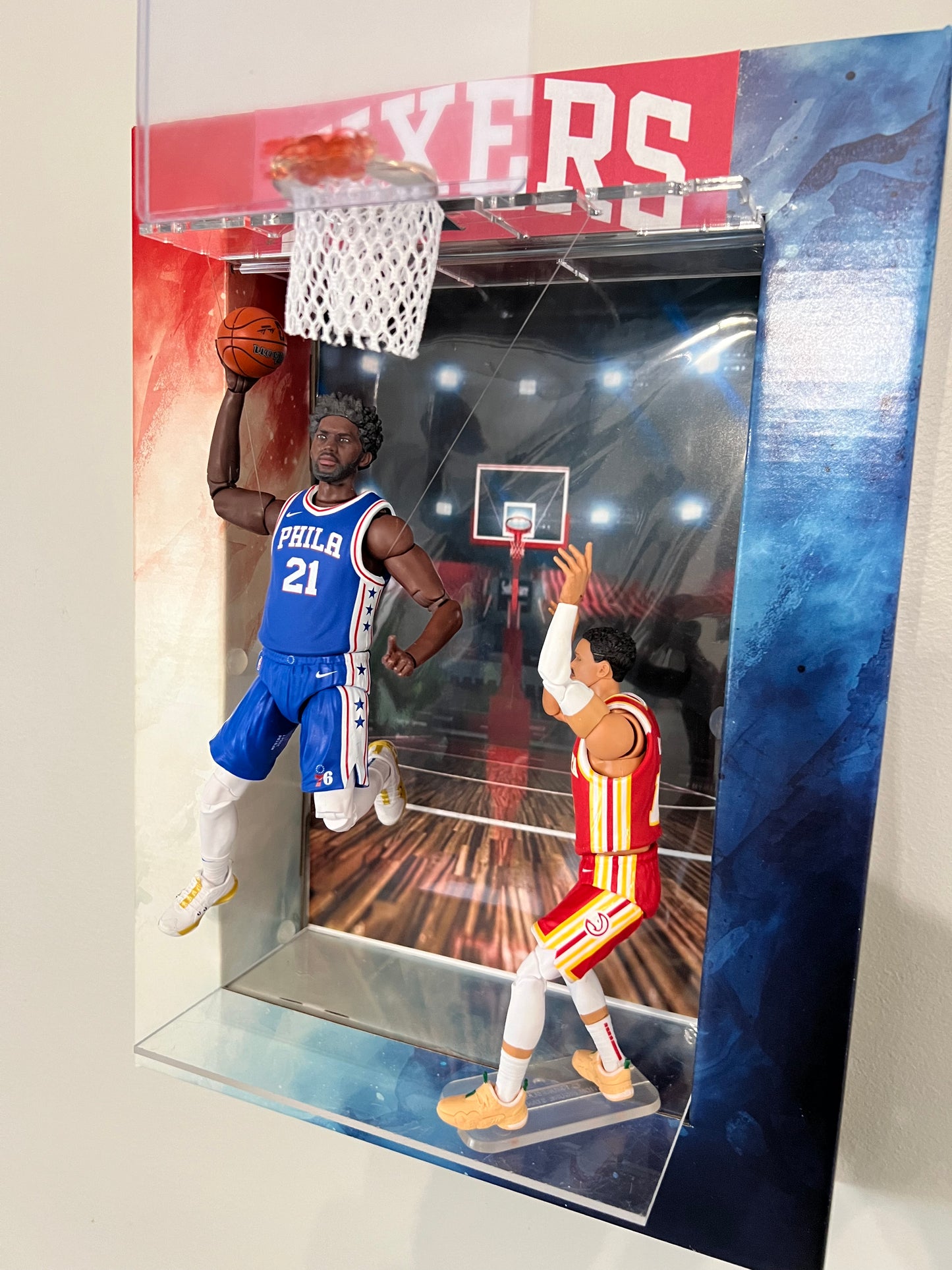 Flight Path System Enabled - Fire and Ice (Patriotic) Shadow Box