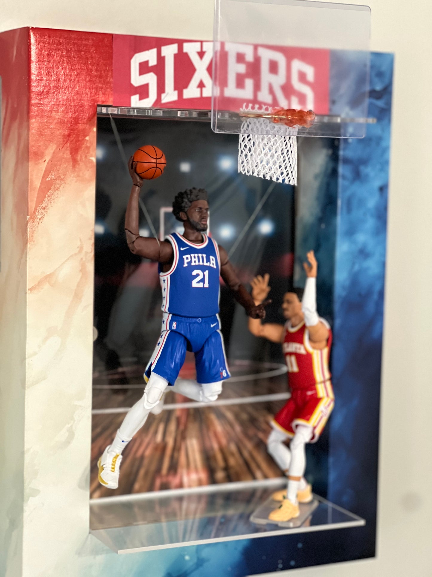 Flight Path System Enabled - Fire and Ice (Patriotic) Shadow Box