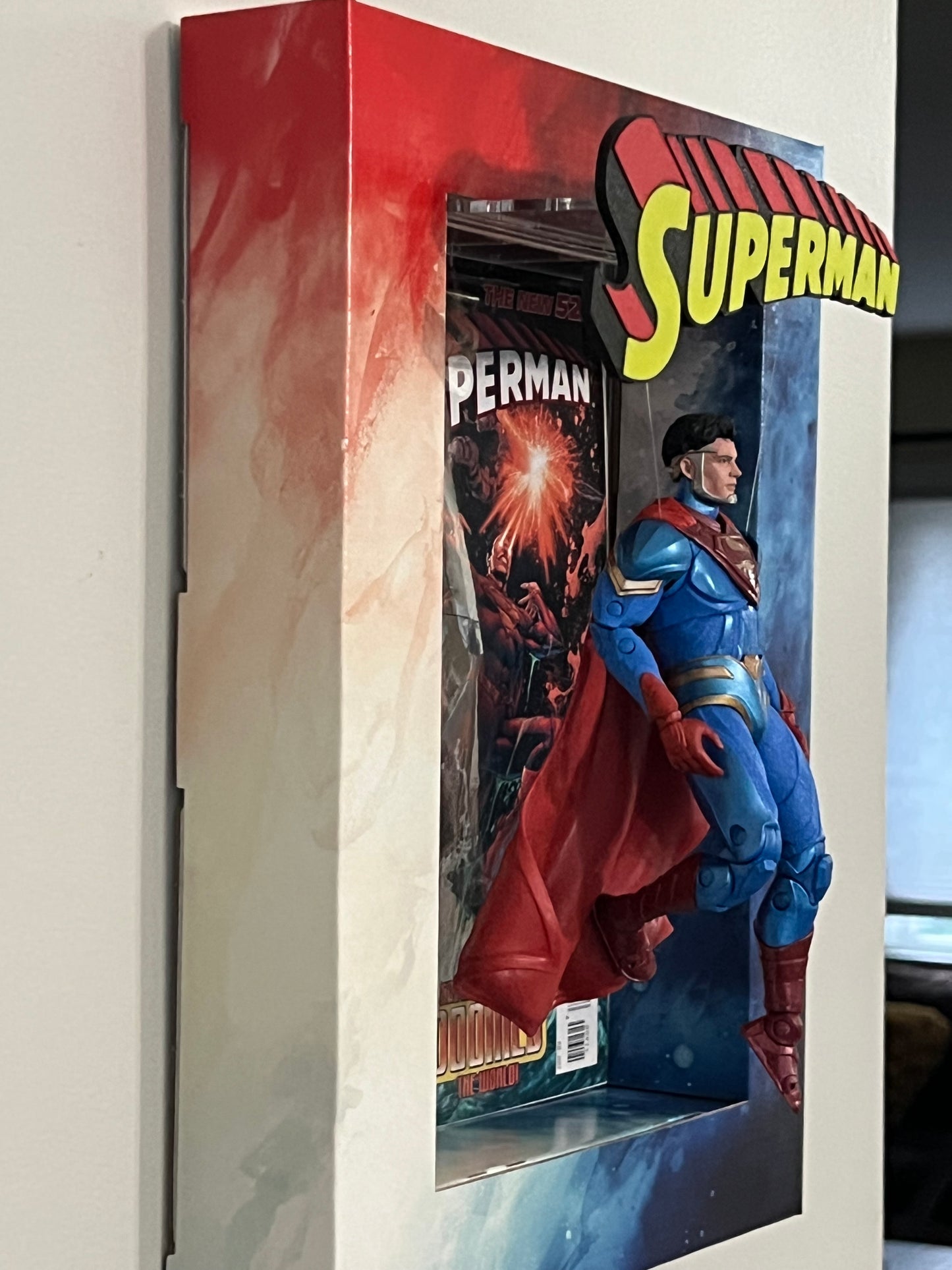 Flight Path System Enabled - Fire and Ice (Patriotic) Shadow Box