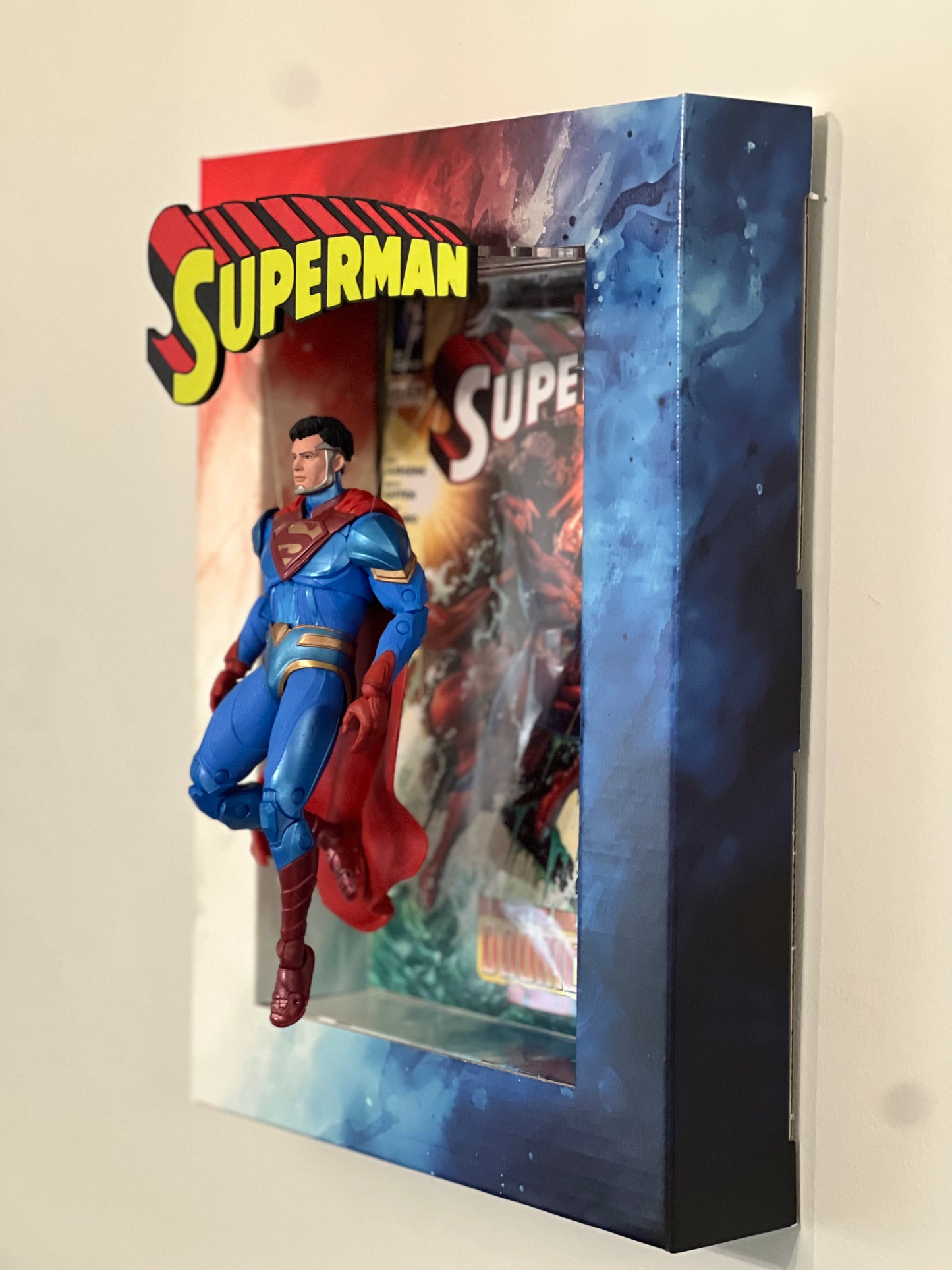 Flight Path System Enabled - Fire and Ice (Patriotic) Shadow Box