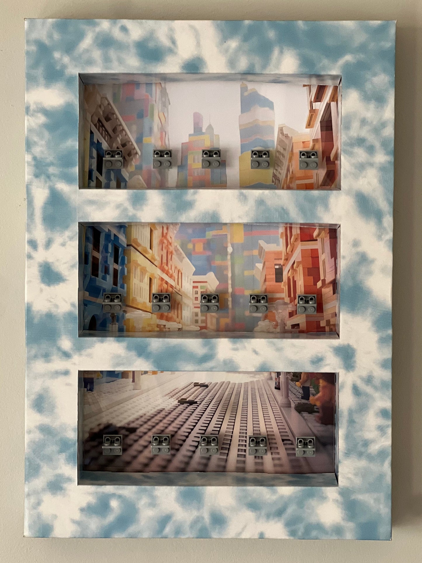 Tie-Dye Mini-Figure Shelf Display Kit