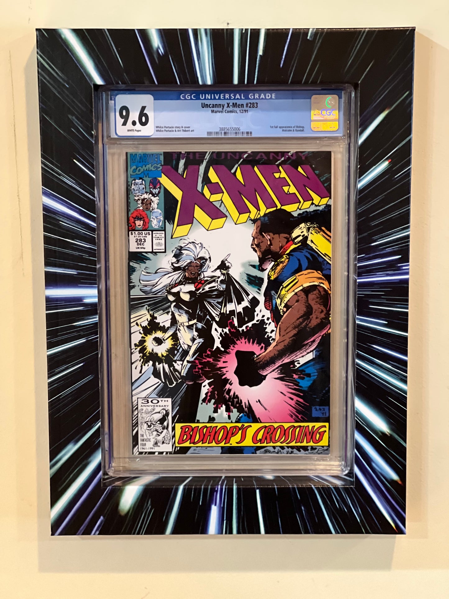 Pre-assembled: Slabbed Comic Shadowbox Light Speed