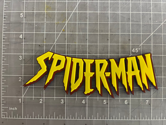 Spiderman Logo Plaque