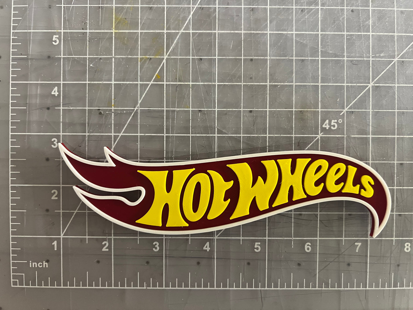 Hotwheels Logo Plaque