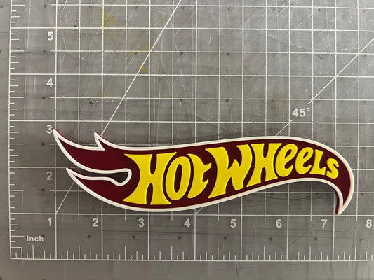 Hotwheels Logo Plaque