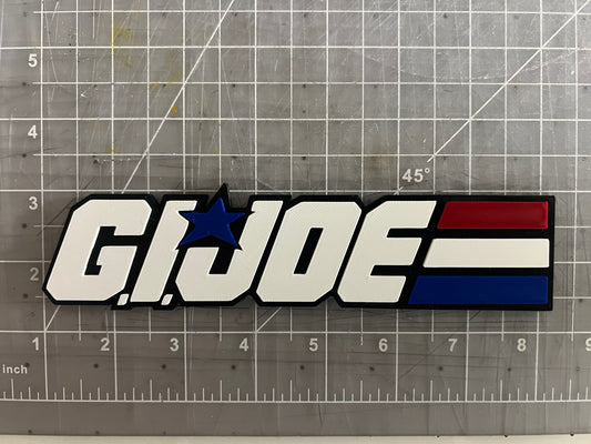 G.I. Joe Logo Plaque