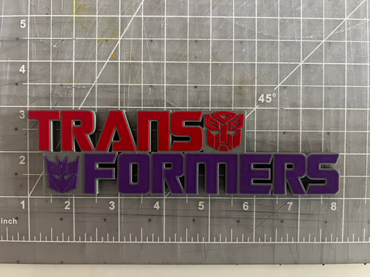 Transformers Logo Plaque
