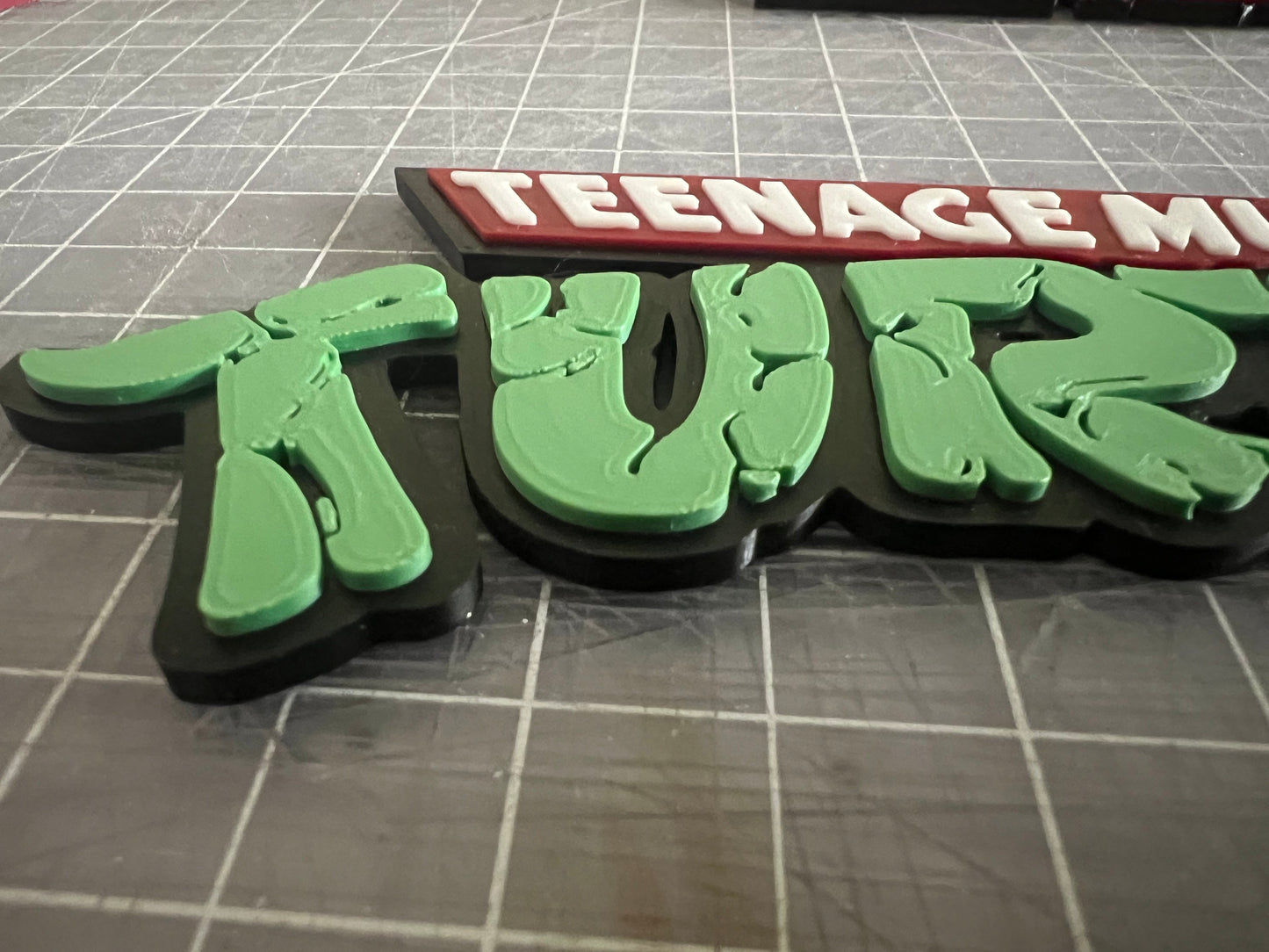 Teenage Mutant Ninja Turtles Logo Plaque