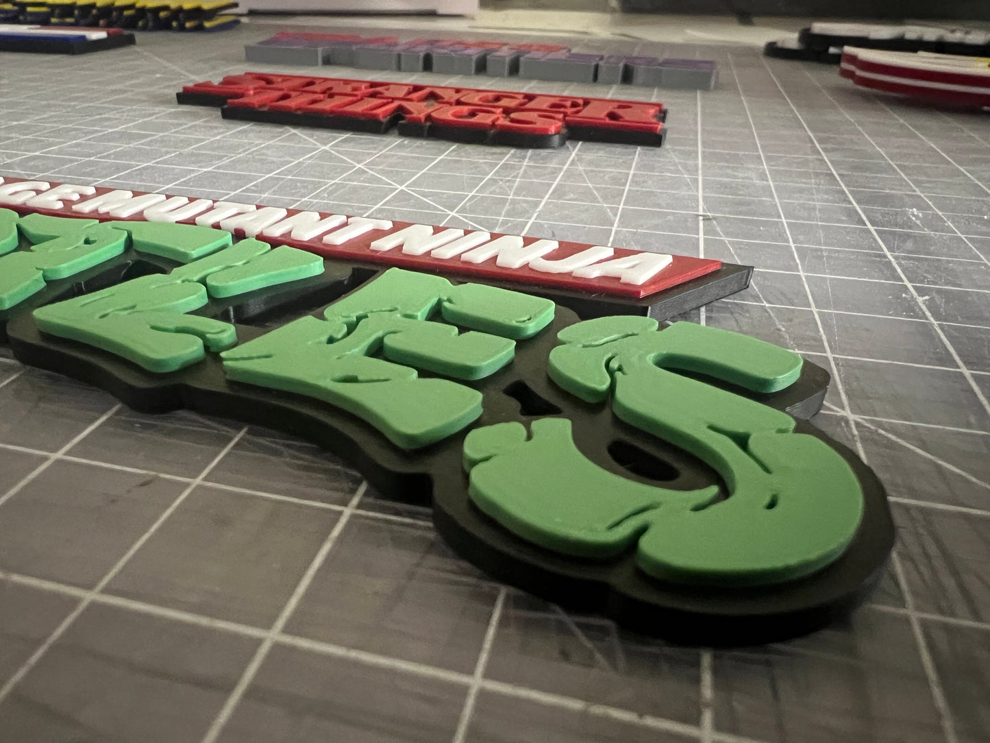 Teenage Mutant Ninja Turtles Logo Plaque