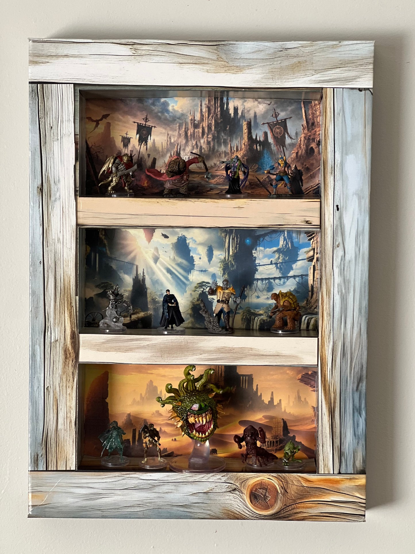 ShadowPop Shelf Display Kit - Rustic Wood