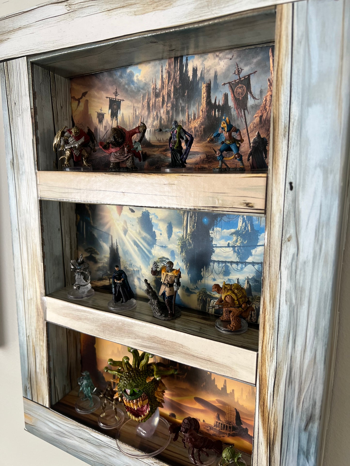 ShadowPop Shelf Display Kit - Rustic Wood