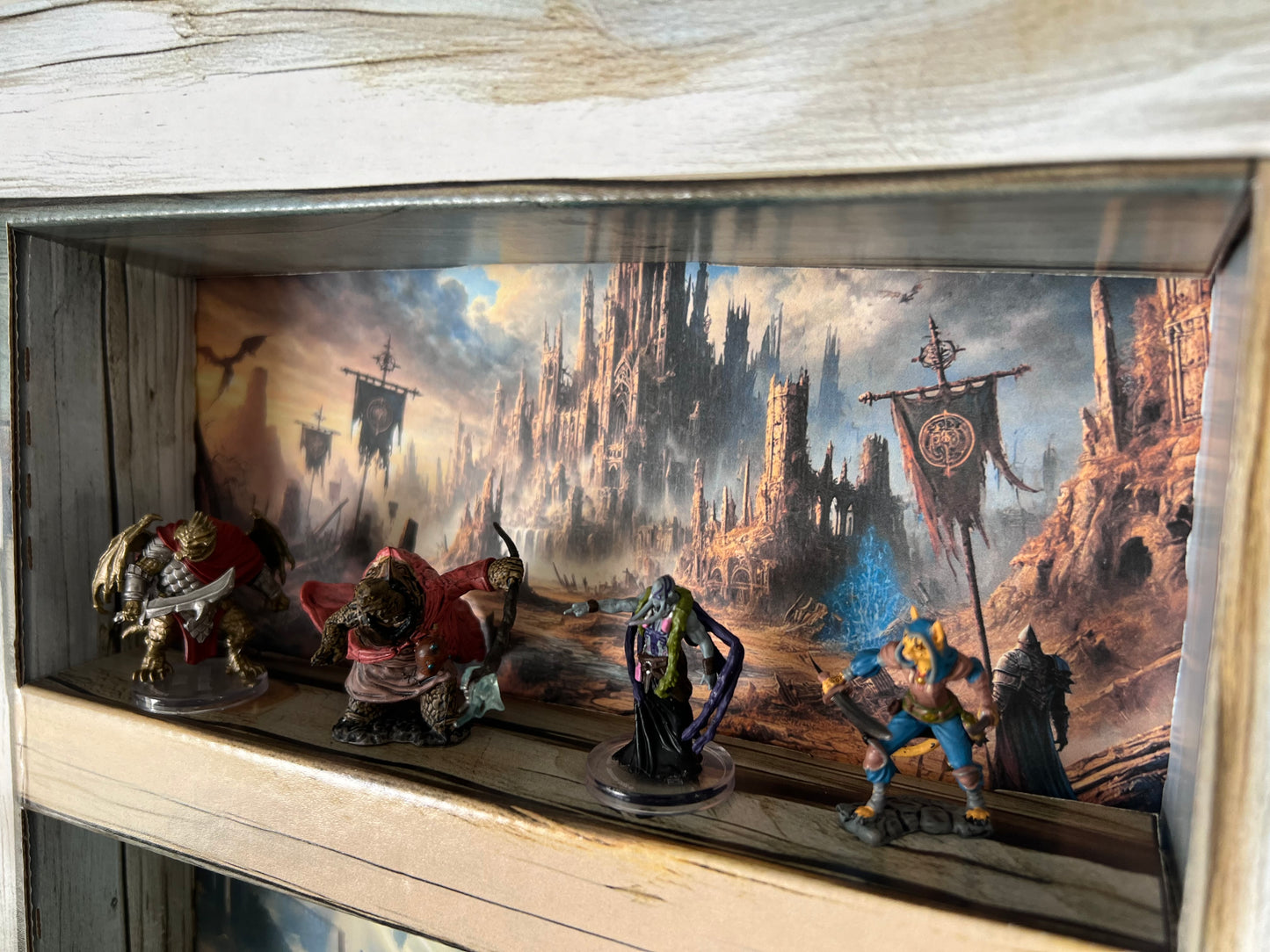 ShadowPop Shelf Display Kit - Rustic Wood