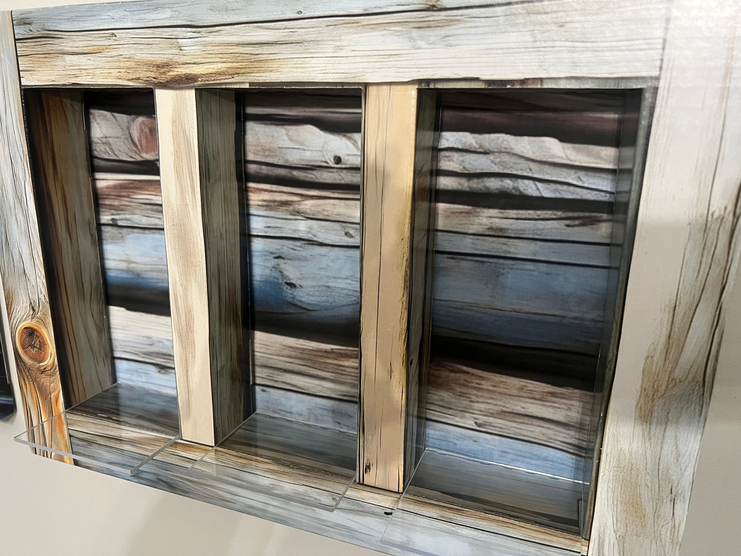 ShadowPop Shelf Display Kit - Rustic Wood