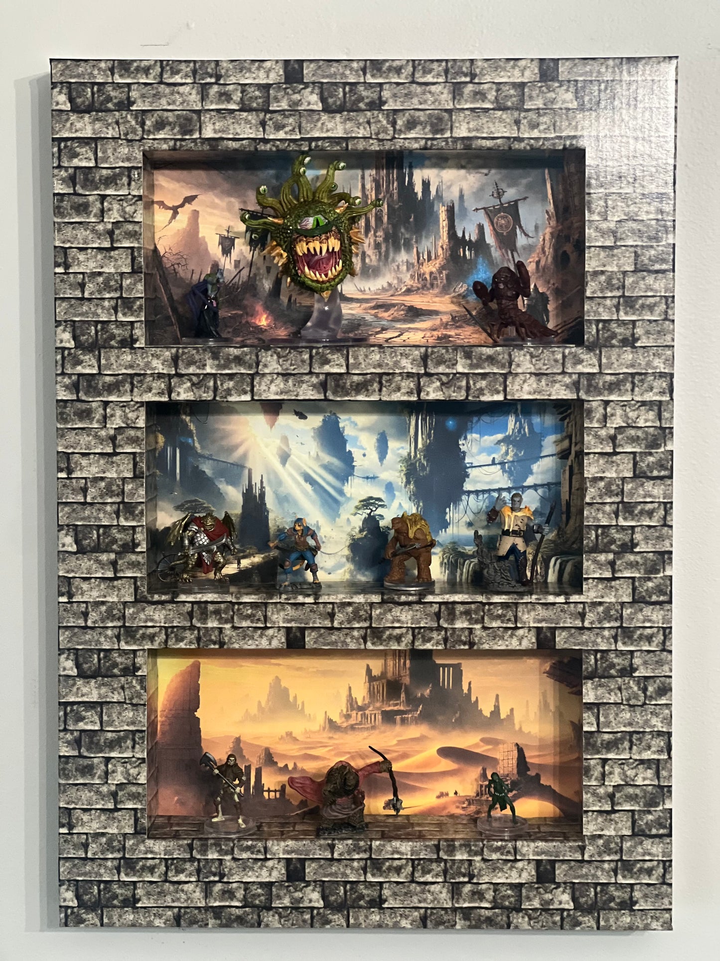 ShadowPop Shelf Display Kit - Brick Facade