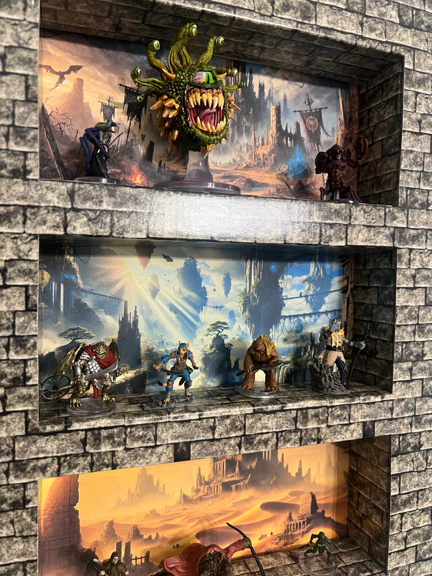 ShadowPop Shelf Display Kit - Brick Facade