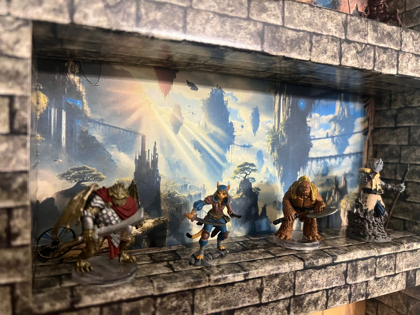 ShadowPop Shelf Display Kit - Brick Facade