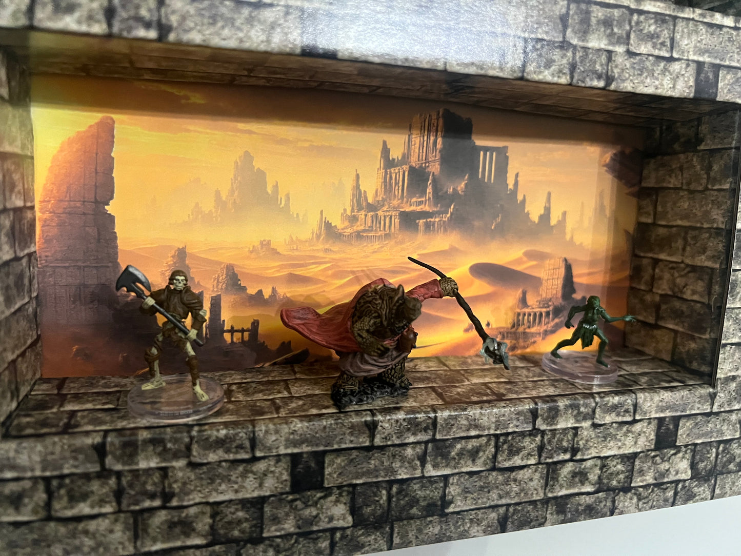 ShadowPop Shelf Display Kit - Brick Facade