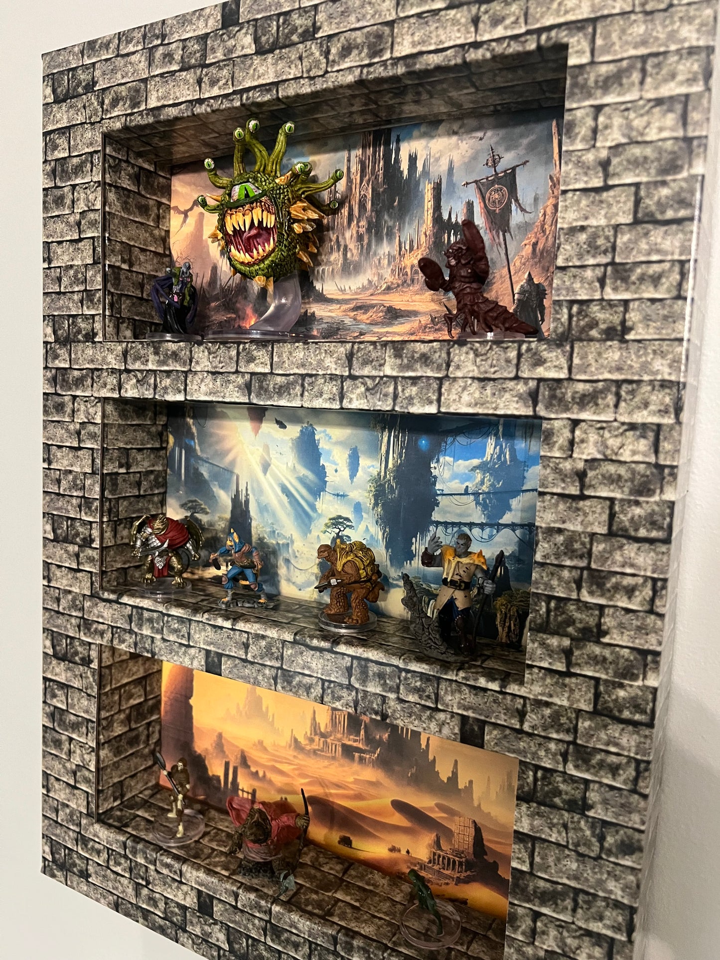 ShadowPop Shelf Display Kit - Brick Facade