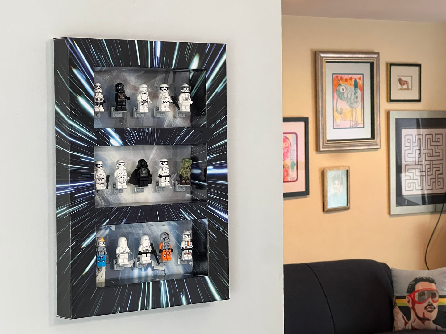 Light Speed Mini-Figure Shelf Display Kit